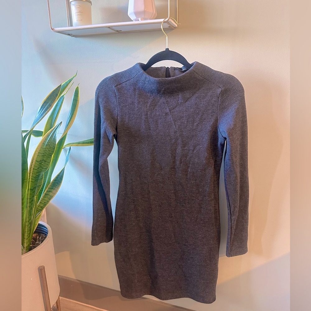 Zara Charcoal Gray Dress. Size Small.